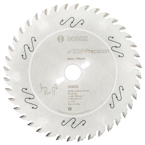 Sirkelsagblad BOSCH Top Precision Best for Wood