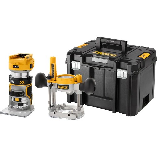 Håndoverfres DEWALT DCW604NT 18 V uten batteri