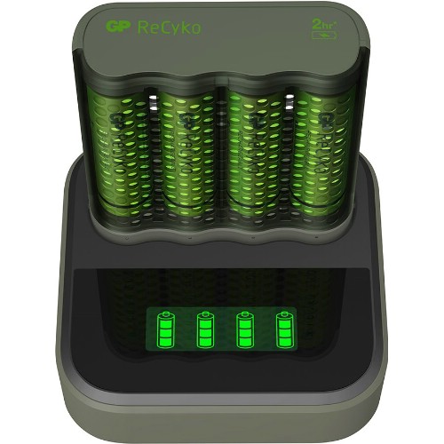 Batterilader GP ReCyko Speed M451 + ladestasjon D451