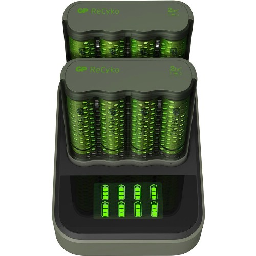Batterilader GP ReCyko Speed 2x M451 + ladestasjon D851