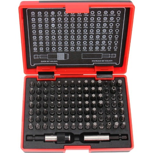 Bitssett 1/4" TECOS 100 deler