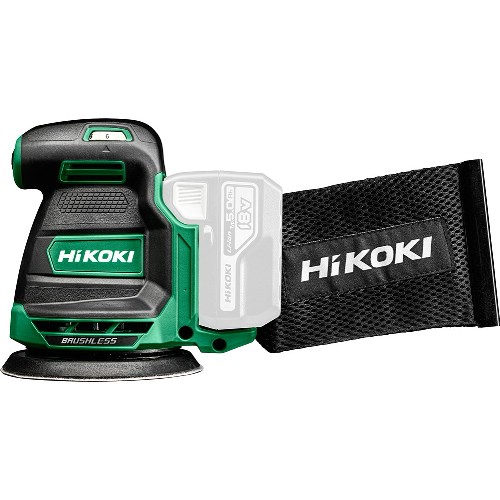 Eksentersliper HIKOKI SV 1813DA 18 V uten batteri