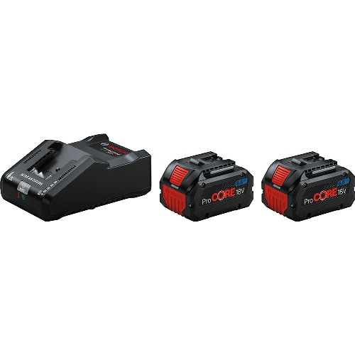Lader og batteripakke BOSCH ProCore 2x18 V 8,0 Ah Li-Ion