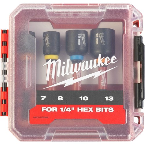 Magnetpipesett 1/4" mm MILWAUKEE Shockwave Impact Duty