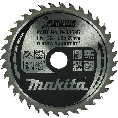 Sirkelsagblad MAKITA Specialized Tre
