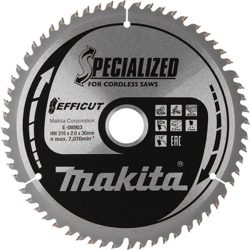 Sirkelsagblad MAKITA Specialized Efficut Tre
